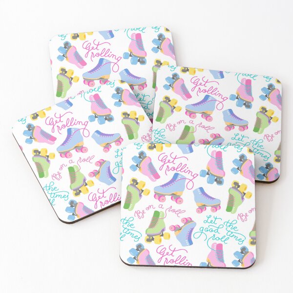Item preview, Roller Skates Pattern (White Background) designed and sold by illucalliart.