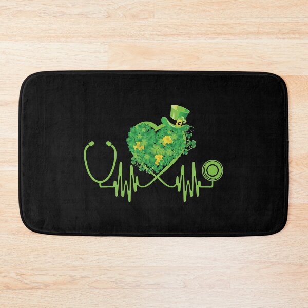 Item preview, Nurse Stethoscope Irish Shamrock St Patricks Day designed and sold by WanitaDesign.