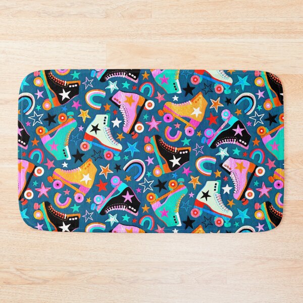 Item preview, Retro Rainbow Roller Skates and Stars designed and sold by micklyn.