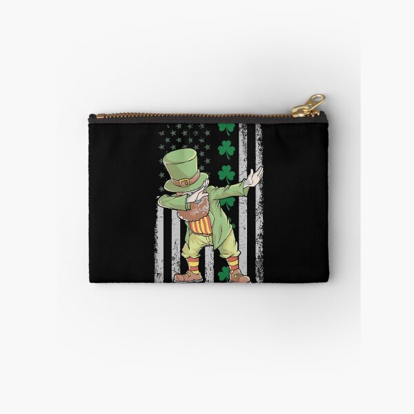 Item preview, St Patricks Day Leprechaun Irish American Flag designed and sold by IceNiceIce.