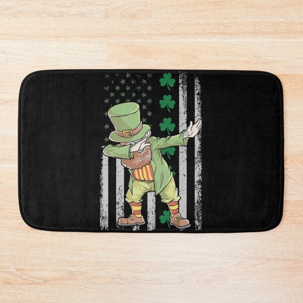 Item preview, St Patricks Day Leprechaun Irish American Flag designed and sold by IceNiceIce.