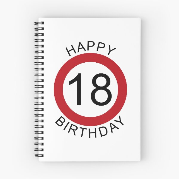 Item preview, Happy Birthday 18 Verkehrsschild Geburtstag designed and sold by Shirty-Life.