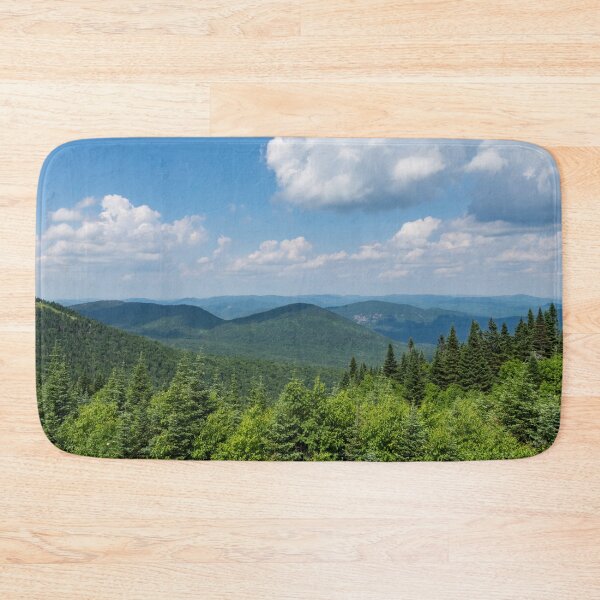 Item preview, Big Sky Country - a Heavenly Vista of Forested Mountaintops and Cottony Clouds designed and sold by Georgia Mizuleva.