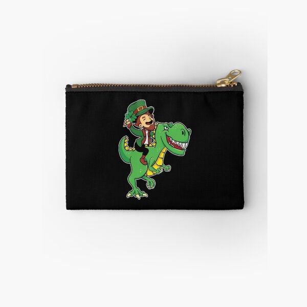 Item preview, St Patricks Day Leprechaun Riding Dinosaur Irish designed and sold by IceNiceIce.