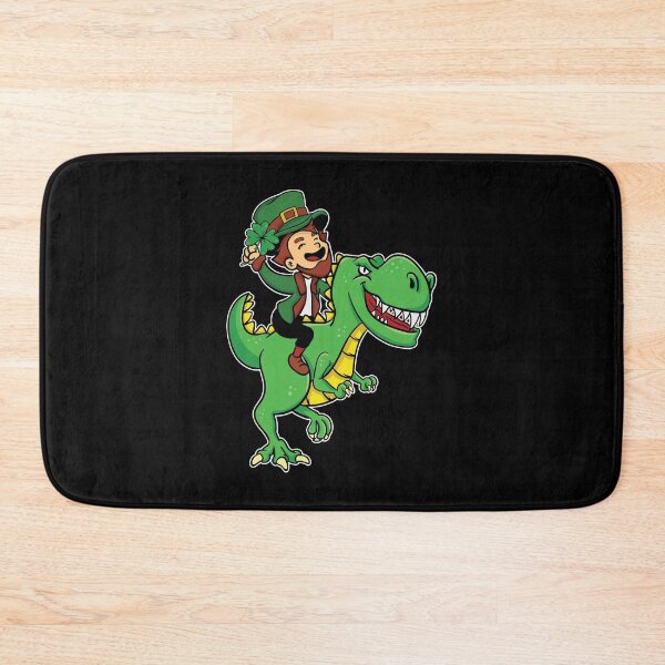 Item preview, St Patricks Day Leprechaun Riding Dinosaur Irish designed and sold by IceNiceIce.