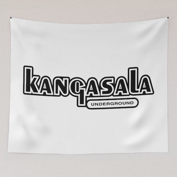 Item preview, Kangasala Underground (musta teksti) designed and sold by futurytmi.