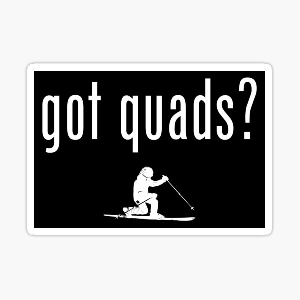 Item preview, Got Quads Telemark Skiing designed and sold by Esskay Designs.
