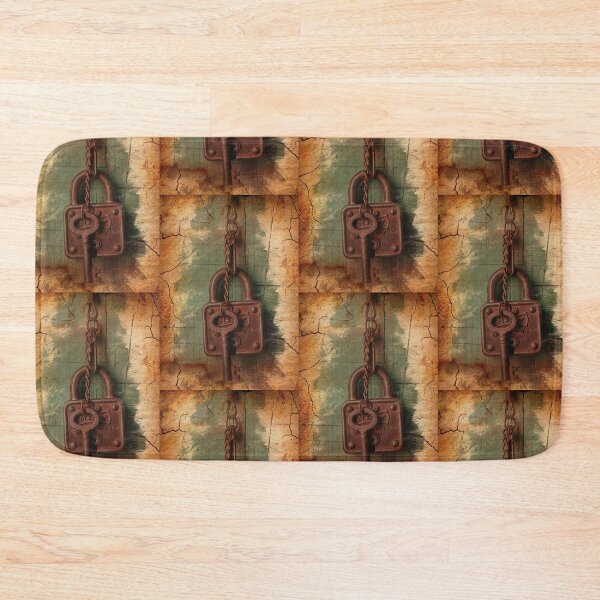 Item preview, Rusty Door Lock and Keys designed and sold by CatCoconut-Art.