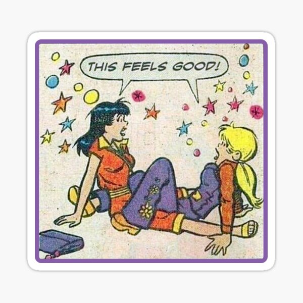 This Feels Good Sticker