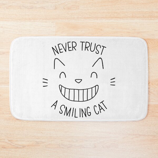 Item preview, NEVER TRUST A SMILING CAT designed and sold by EdsTshirts.