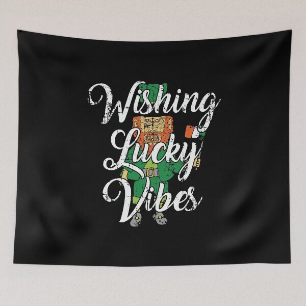 Item preview, St Patricks Day Leprechaun Wishing Lucky Vibes Scary Irish designed and sold by IceNiceIce.