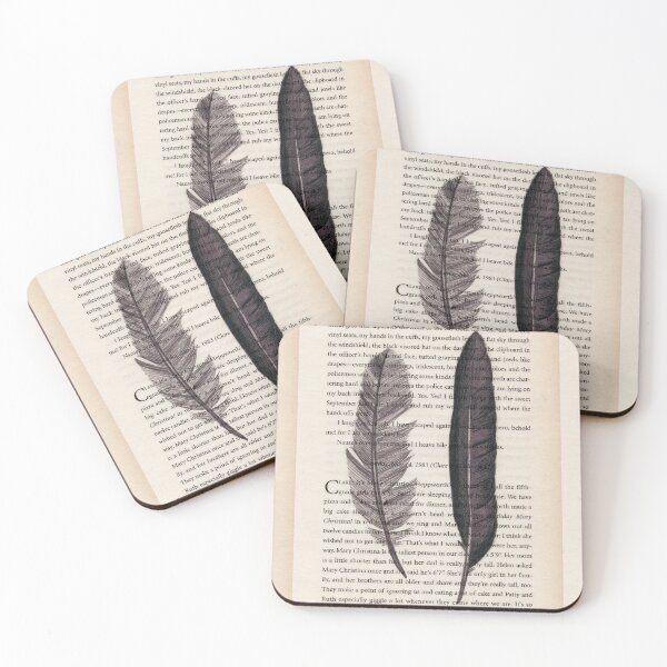 Item preview, Feathers, Book Page Print, Drawing, Animal Art, Feather Illustration, Illustration, Print, Wall Art, Nature, Bird, designed and sold by R Bex.