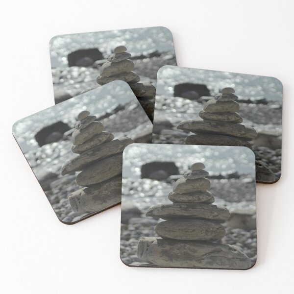 Item preview, Zen Balancing Pebbles Seashore designed and sold by worldways.