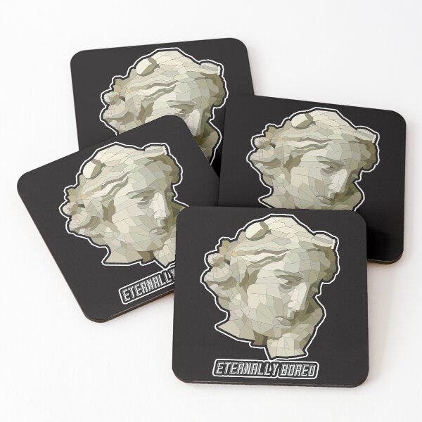 Item preview, Eternally Bored Classic Greek Sculpture Low Poly Graphic designed and sold by RosalieReeves.