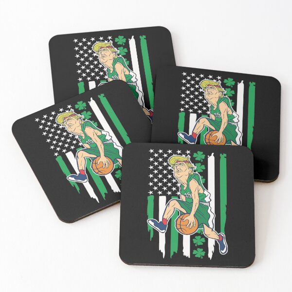 Item preview, Día de San Patricio Trump Baloncesto American Shamrock Flag designed and sold by BallonFlyToSky.