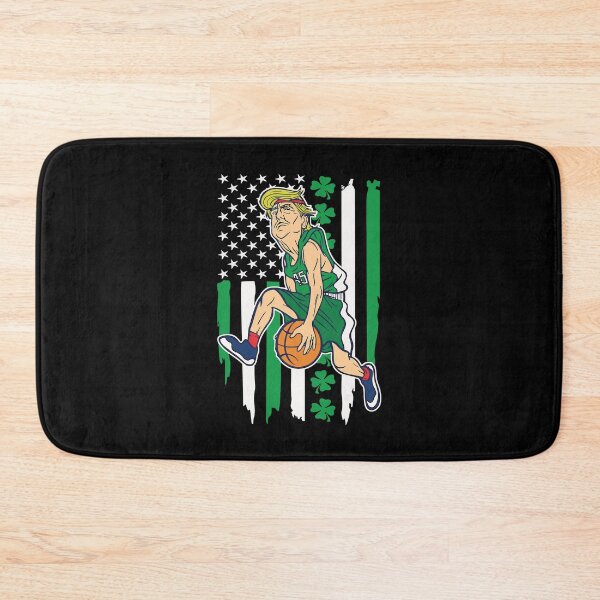 Item preview, St Patricks Day Trump Basketball American Shamrock Flag designed and sold by BallonFlyToSky.
