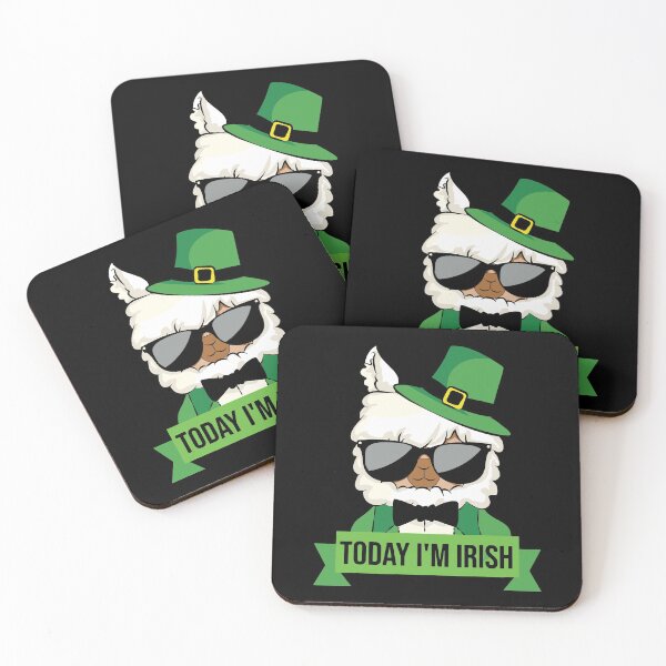 Item preview, St Patricks Day Llama Llama Says Today I'm Irish designed and sold by IceNiceIce.
