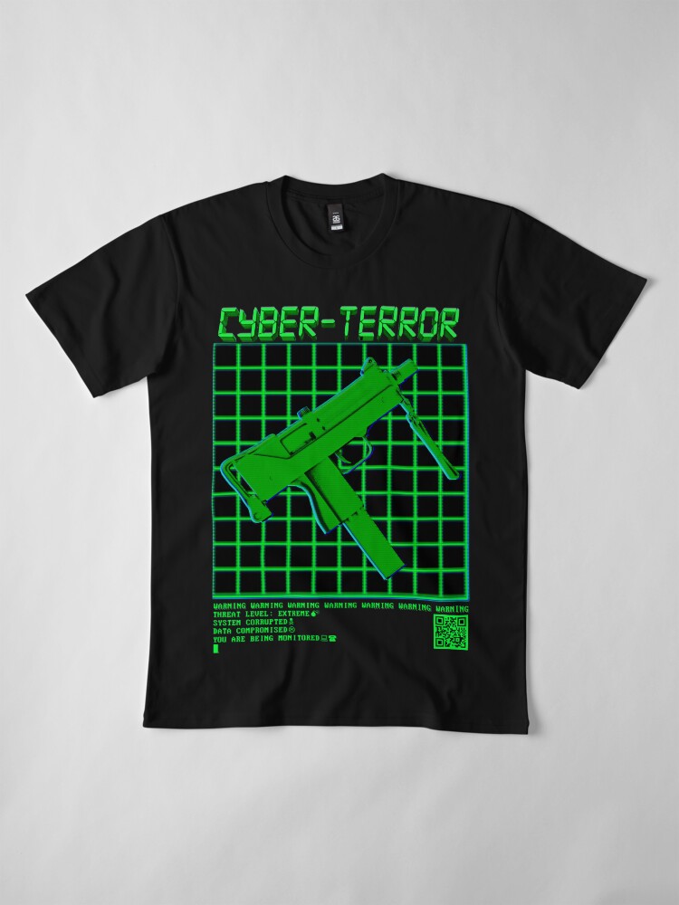 Alternate view of CYBER-TERR0R Premium T-Shirt