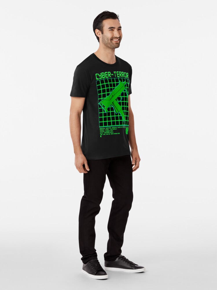 Alternate view of CYBER-TERR0R Premium T-Shirt