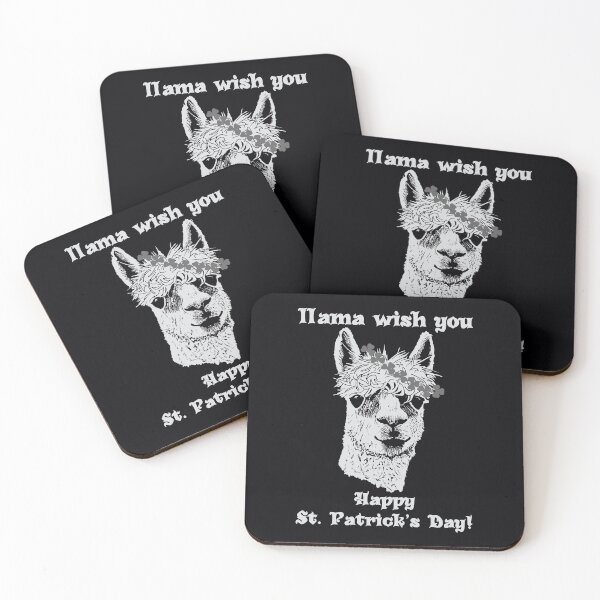 Item preview, St Patricks Day Llama Shamrocks Happy Saint Patty'S Day designed and sold by IceNiceIce.