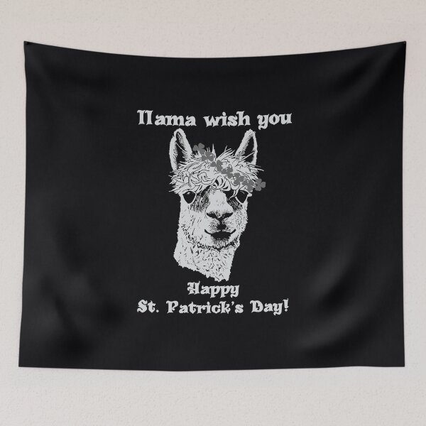 Item preview, St Patricks Day Llama Shamrocks Happy Saint Patty'S Day designed and sold by IceNiceIce.