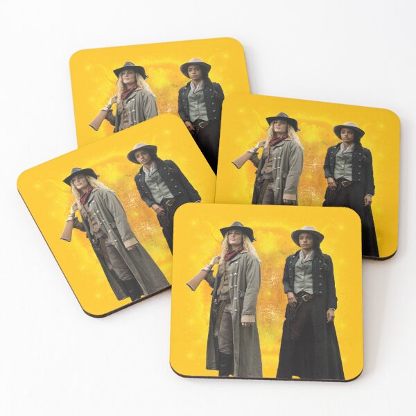 Item preview, Sara Lance and Amaya Jiwe gold background designed and sold by dutchchu.