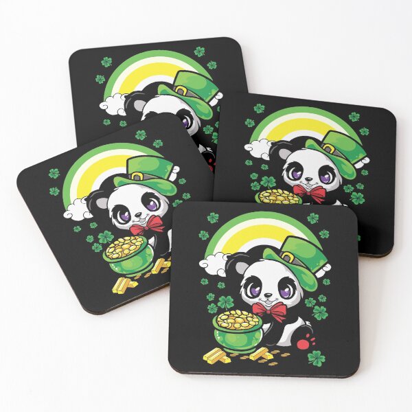 Item preview, Panda Leprechaun St Patricks Day Shamrock St Pattys Day designed and sold by WanitaDesign.