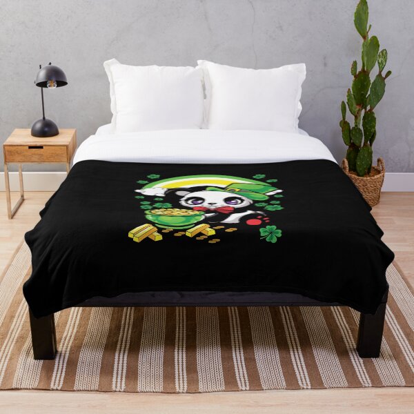 Item preview, Panda Leprechaun St Patricks Day Shamrock St Pattys Day designed and sold by WanitaDesign.
