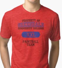Greendale paintball team Tri-blend T-Shirt
