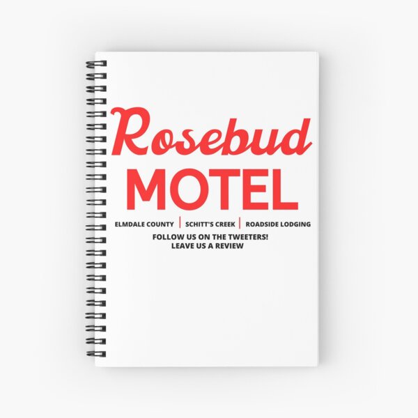 Logo du Rosebud Motel de Schitt's Creek Cahier à spirale