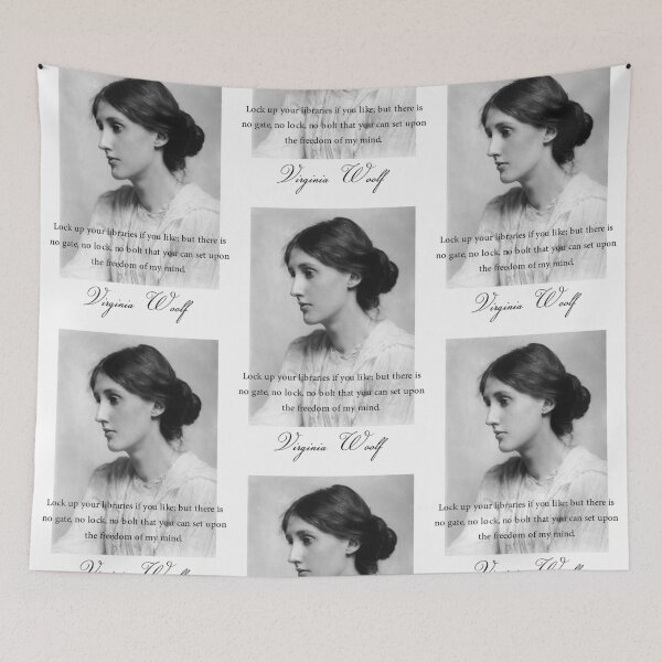 Item preview, Virginia Woolf Freedom Of My Mind Art  designed and sold by Rebel Misfits.