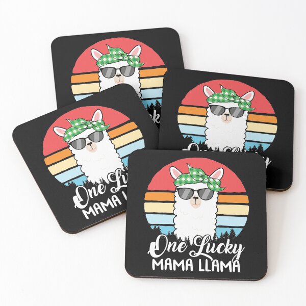 Item preview, St Patricks Day Mom One Lucky Mama Llama Irish designed and sold by IceNiceIce.