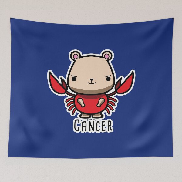 Item preview, Cancer zodiac teddy bear T-shirt designed and sold by doodletales.