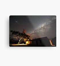 Edeowie Station Under the Milky Way Metal Print