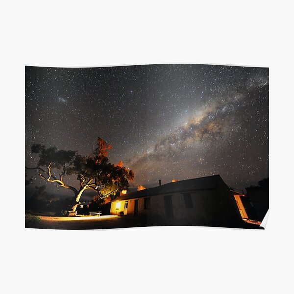 Edeowie Station Under the Milky Way Poster