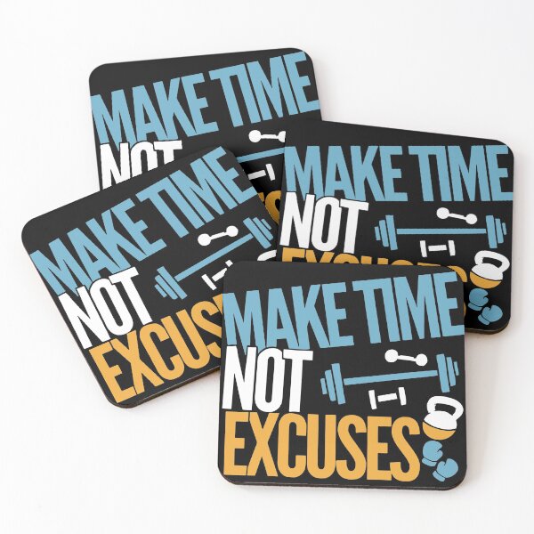 Item preview, Make Time Not Excuses - Workout Motivation Gift designed and sold by Sandra78.