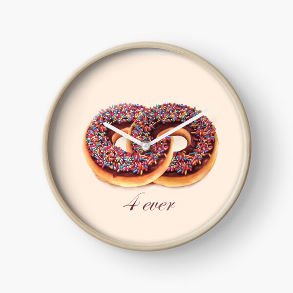 Donuts 4 Ever Clock