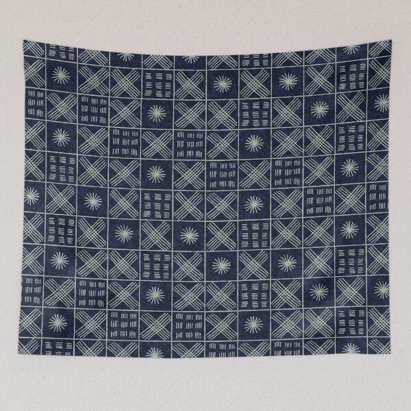 Item preview, African Indigo Adire (Tie-Dye) Cloth designed and sold by hellcom.