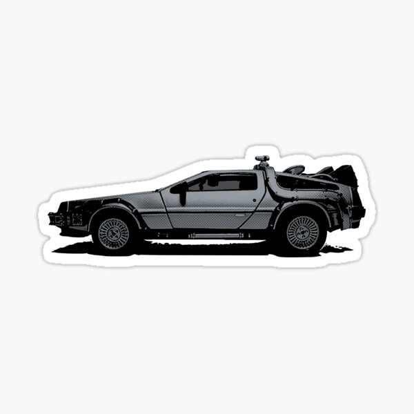 Delorean Stickers Redbubble