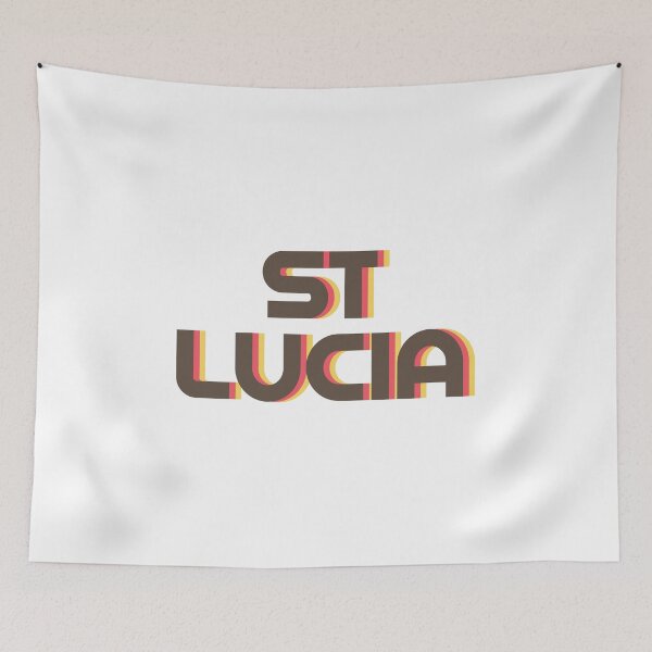 Item preview, St Lucia Retro designed and sold by designkitsch.