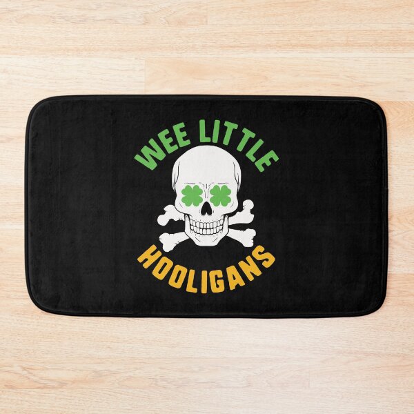 Item preview, St Patricks Day Wee Little Hooligan Skull Irish Shamrock designed and sold by BallonFlyToSky.