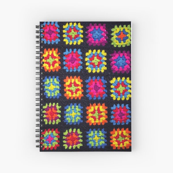 Granny Squares Spiral Notebook