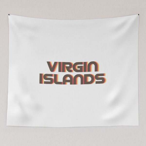 Item preview, Virgin Islands Retro designed and sold by designkitsch.