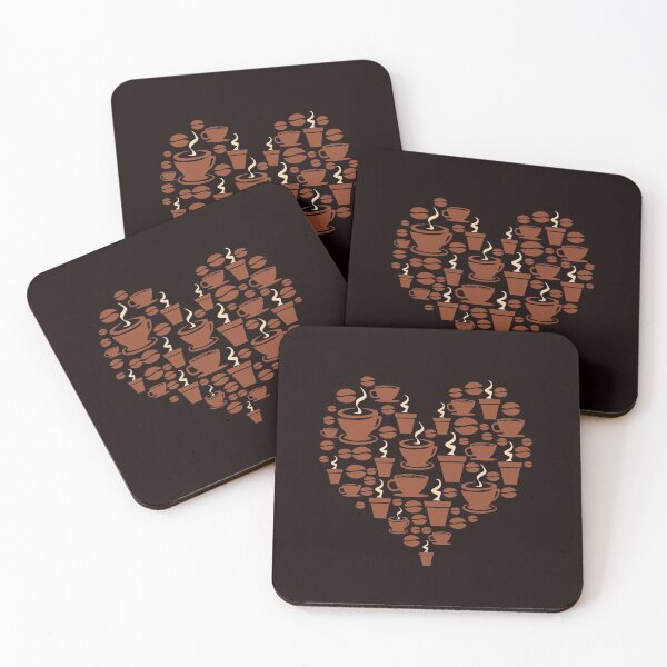 Item preview, Coffee Lover Heart designed and sold by madtoyman.