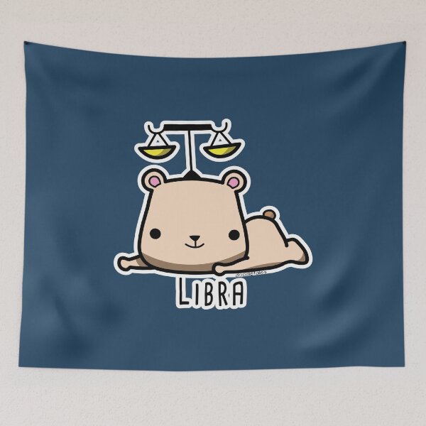 Item preview, Libra zodiac teddy bear T-shirt designed and sold by doodletales.