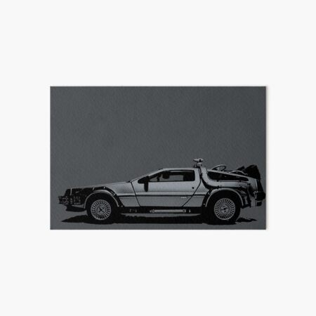 Delorean Art Board Prints Redbubble