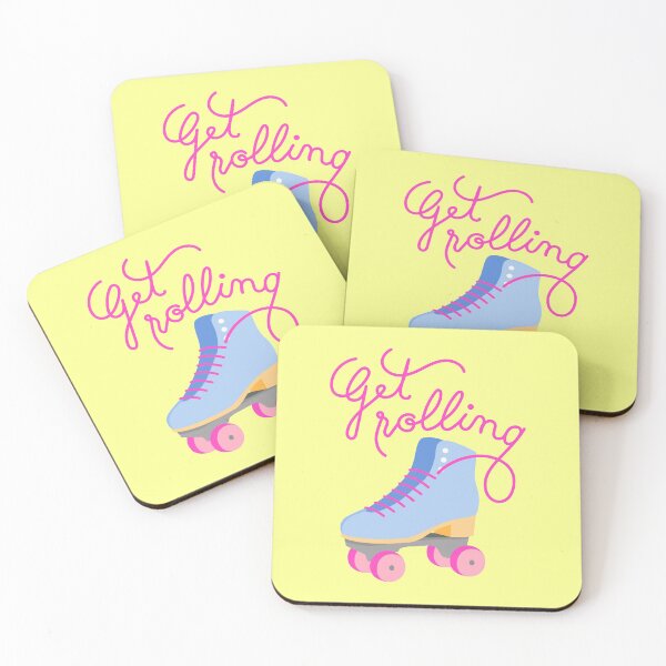 Item preview, Get Rolling (Yellow Background) designed and sold by illucalliart.
