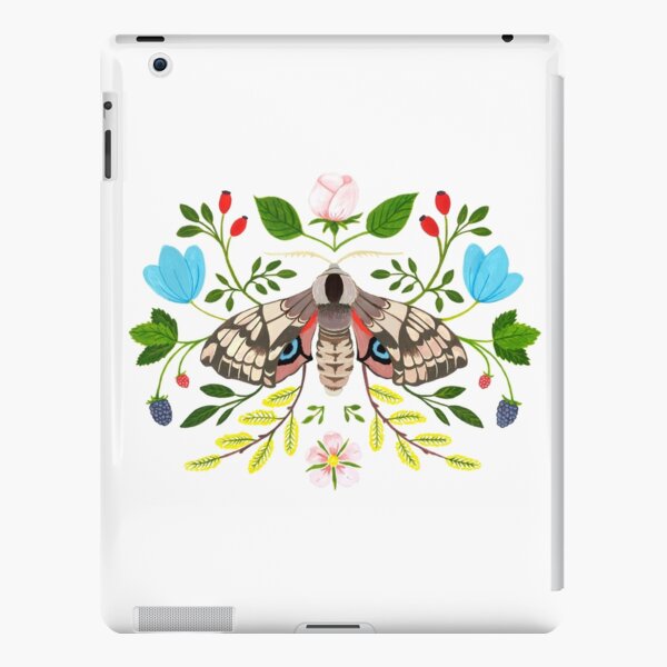 Moth with Berries and Rosehip iPad Snap Case