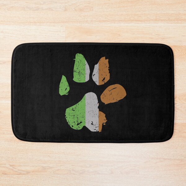 Item preview, St Patricks Day With Irish Flag Paw Funny designed and sold by BallonFlyToSky.