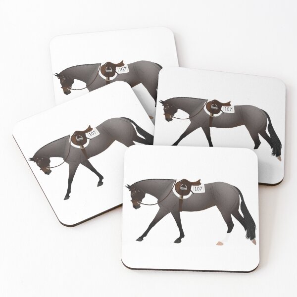 Item preview, Dark Bay Roan Hunter Horse - Equine Rampaige designed and sold by equinerampaige.